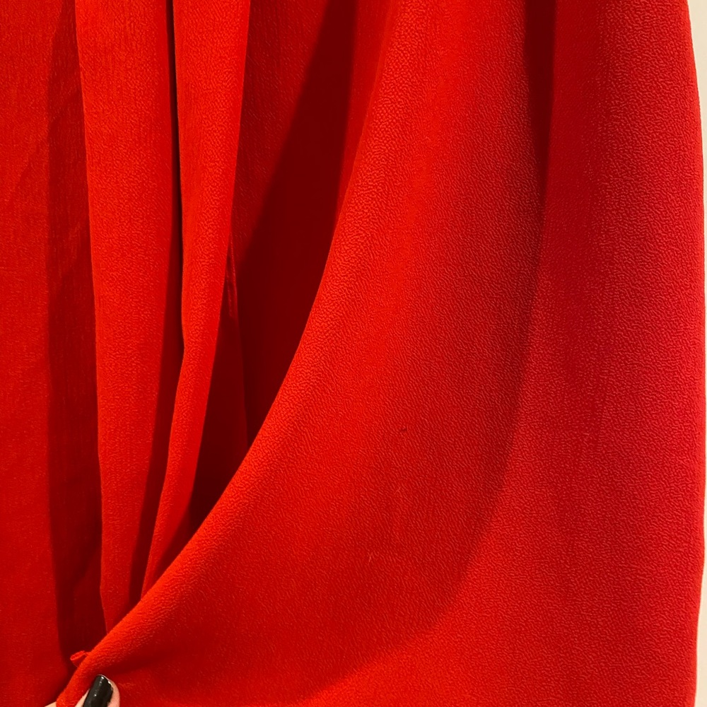 1X red Monteau sleeveless top - Picture 3 of 4